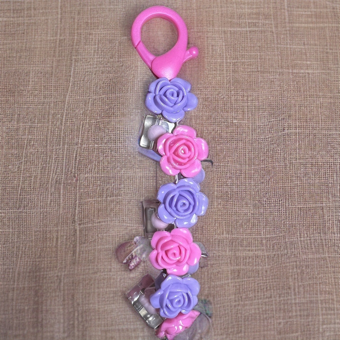 Flower and Ice Bag Charm - girlinpinkskirt shop