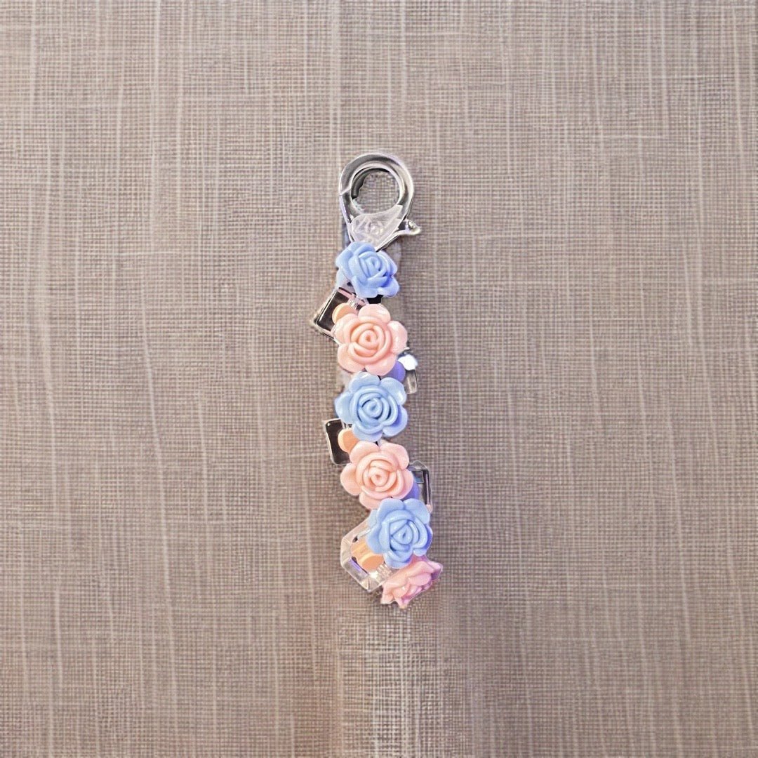 Flower and Ice Bag Charm - girlinpinkskirt shop