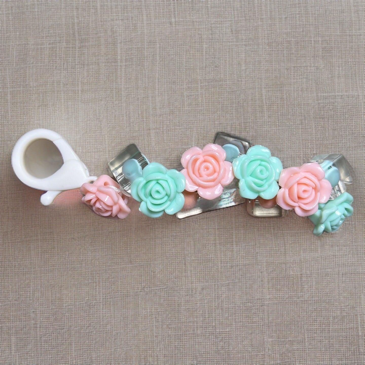 Flower and Ice Bag Charm - girlinpinkskirt shop