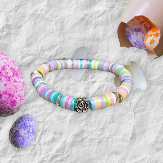 Egg-cellent Heishi Bracelet